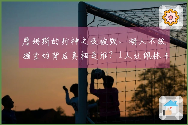 詹姆斯的封神之夜被毁，湖人不敌掘金的背后真相是谁？1人让佩林卡的失误显而易见。